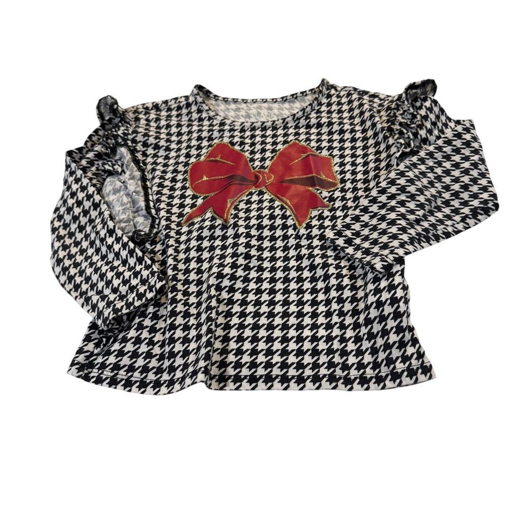 The Children's Place Toddler Girl 4T Long Sleeve with Red Bow - Picture 1 of 5